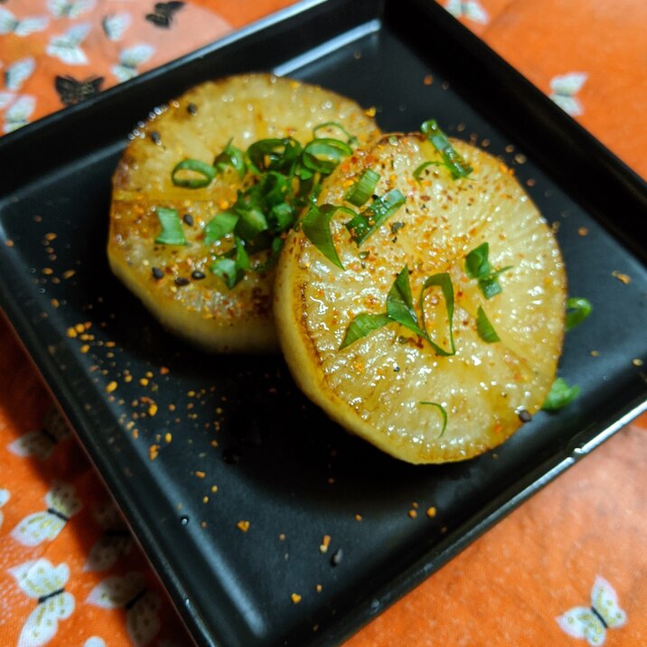 大根の焼きステーキ